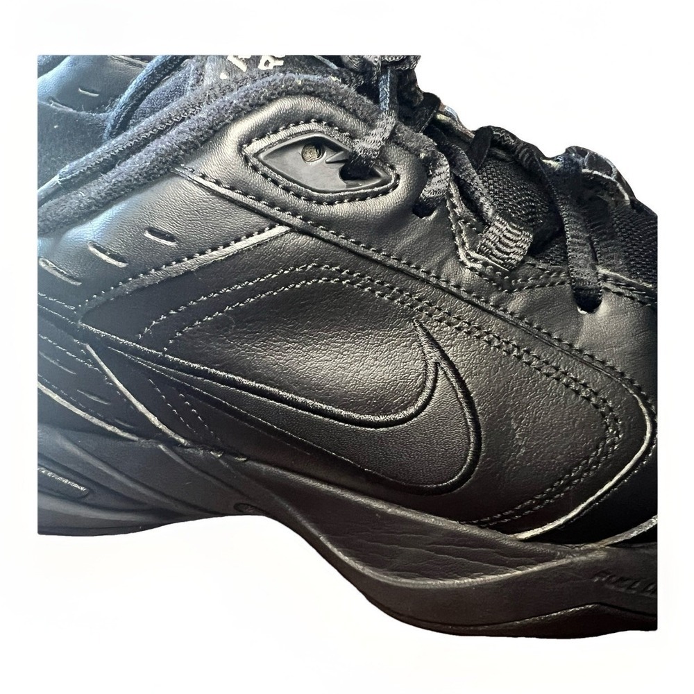 Nike Air Monarch IV Training Walking‎ Shoes Sneakers Men Size 8.5 Black Lace Up - Picture 7 of 12